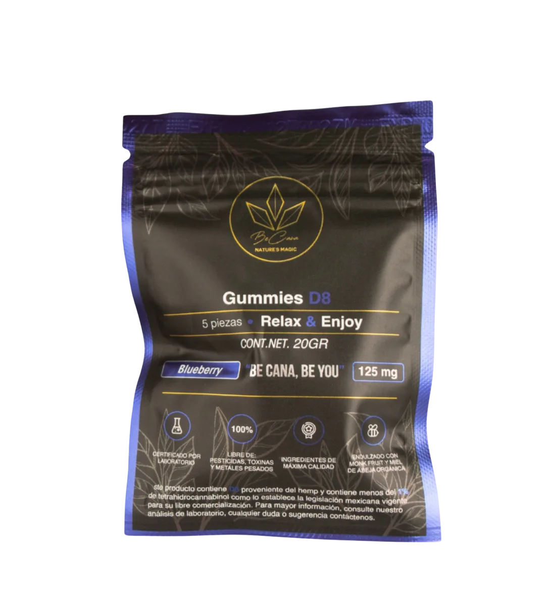Gomitas Delta 8 · Blueberry — Green Lux