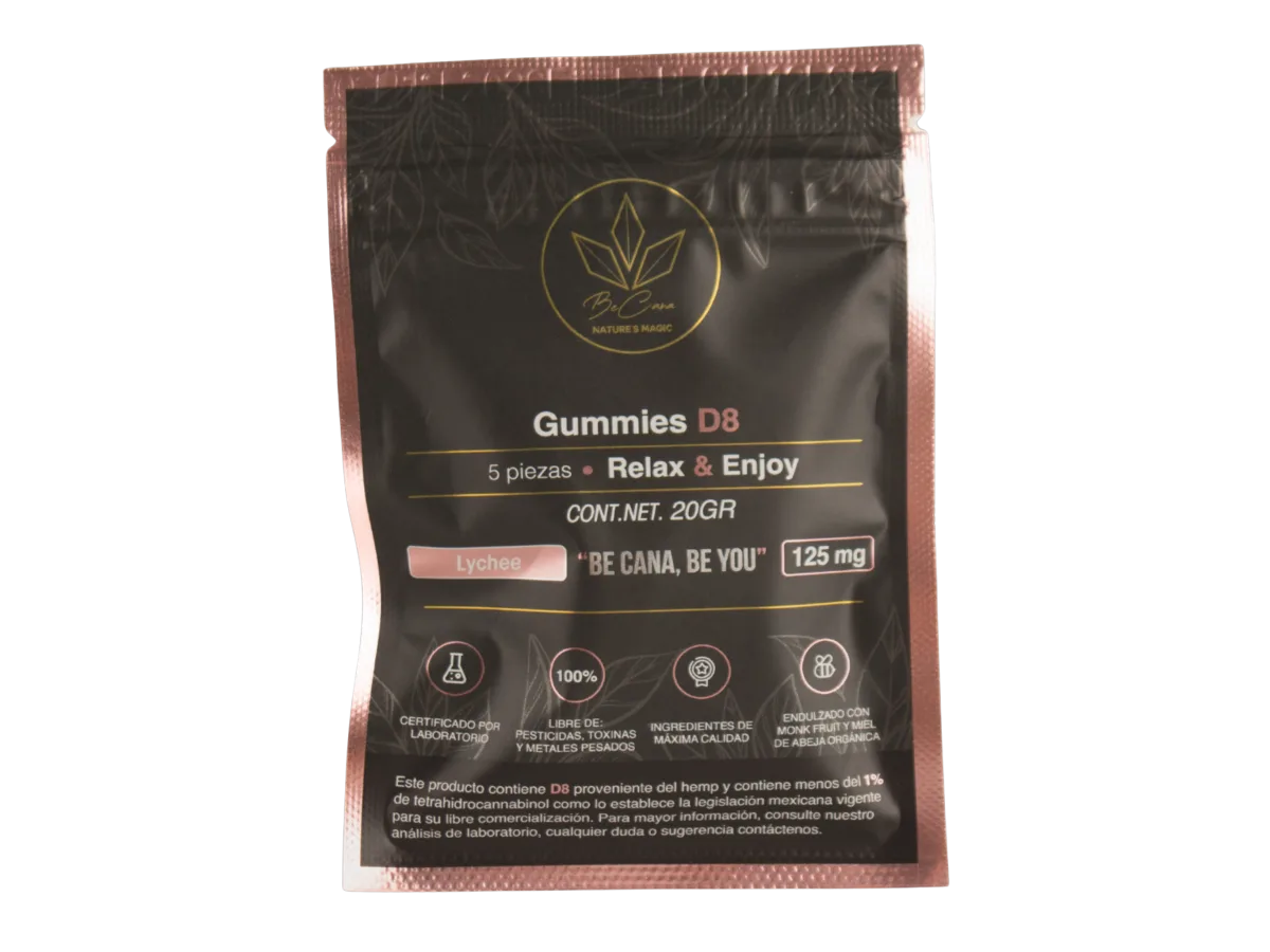 Gomitas Delta 8 · Lychee — Green Lux